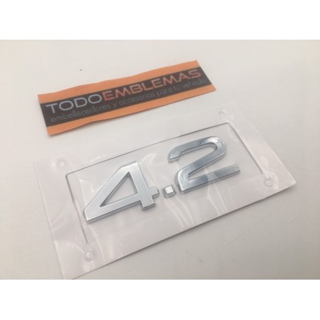Emblema Lateral o Trasero 4.2 AUDI