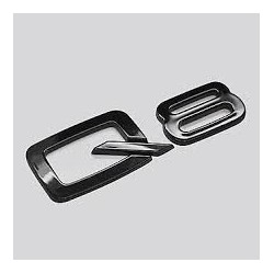 Emblema Trasero AUDI Q8 Negro