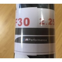 Vinilo Laterales BMW Performance Negros 225cm F10 F30