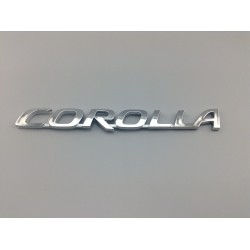 EMBLEMA TRASERO LETRAS COROLLA TOYOTA CROMADAS