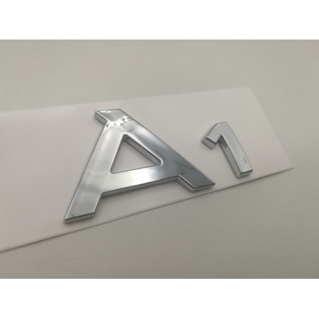 Emblema Trasero AUDI Letras A1 Cromados