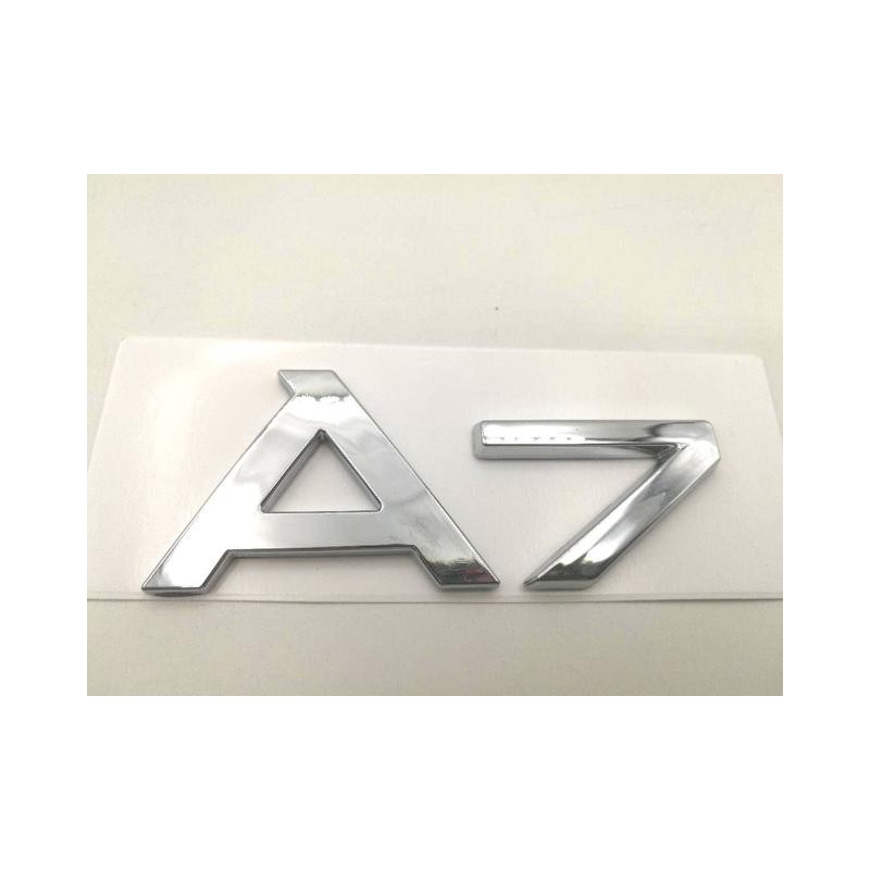 Emblema Trasero AUDI Letras A7 Cromados