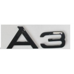 Emblema Trasero AUDI Letras A3 Negra