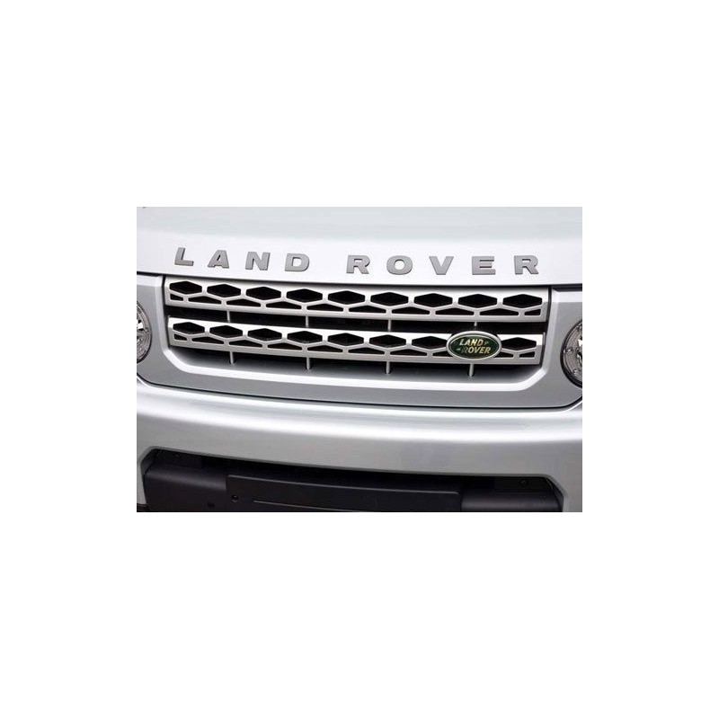 Emblema Delantero o Trasero Letras LAND ROVER Plata Mate