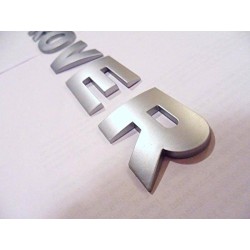 Emblema Delantero o Trasero Letras LAND ROVER Plata Mate