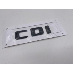 EMBLEMA LETRAS MERCEDES BENZ CLASE CDI NEGRO MATE