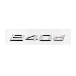 EMBLEMA TRASERO LETRAS BMW SERIE 2 240d CROMADAS