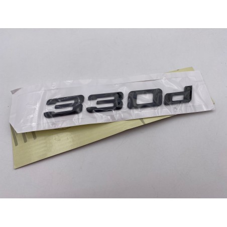 EMBLEMA TRASERO LETRAS BMW SERIE 3 330d NEGRAS