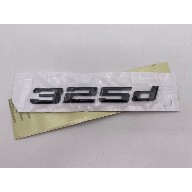 EMBLEMA TRASERO LETRAS BMW SERIE 3 325d NEGRAS