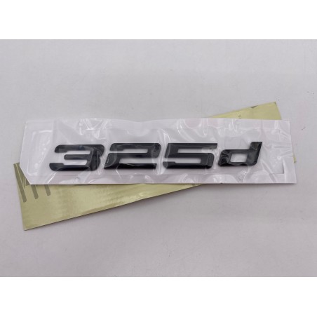 EMBLEMA TRASERO LETRAS BMW SERIE 3 325d NEGRAS