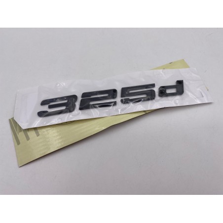 EMBLEMA TRASERO LETRAS BMW SERIE 3 325d NEGRAS