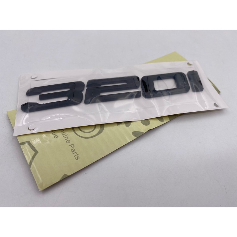 EMBLEMA TRASERO LETRAS BMW SERIE 3 320i NEGRAS