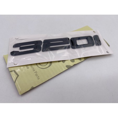 EMBLEMA TRASERO LETRAS BMW SERIE 3 320i NEGRAS