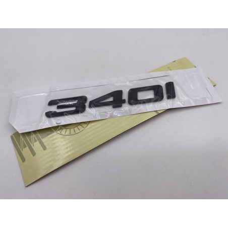 EMBLEMA TRASERO LETRAS BMW SERIE 3 340i NEGRAS