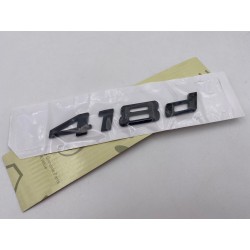 EMBLEMA TRASERO LETRAS BMW SERIE 4 418d NEGRAS