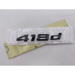 EMBLEMA TRASERO LETRAS BMW SERIE 4 418d NEGRAS