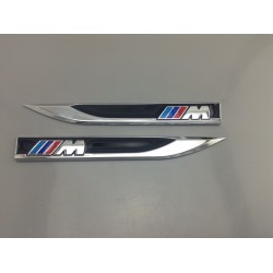 Emblemas laterales bmw m negro