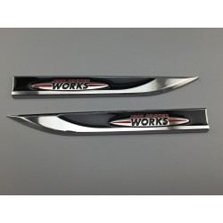 Emblemas Laterales MINI JCW Negro