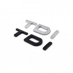 Emblema Trasero AUDI Letras TDI Negras