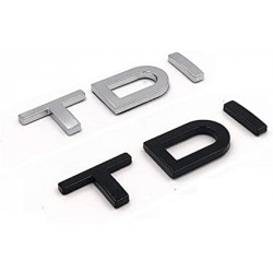 Emblema Trasero AUDI Ltras TDI Negras