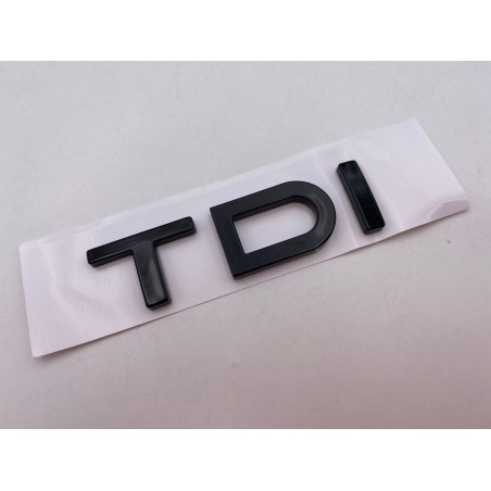 Emblema Trasero AUDI Letras TDI Negras
