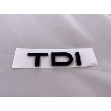 Emblema Trasero AUDI Letras TDI Negras