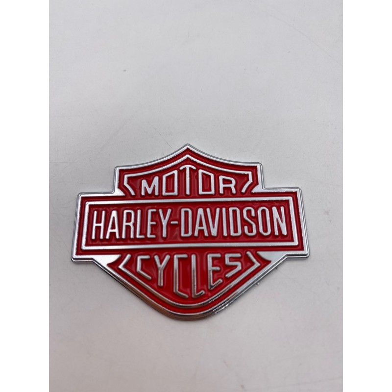 Placa Emblema HARLEY DAVIDSON Rojo 57x45mm