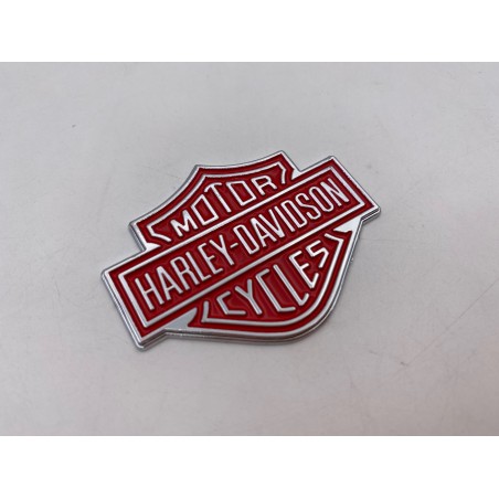 Placa Emblema HARLEY DAVIDSON Rojo 57x45mm