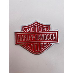 Placa Emblema HARLEY DAVIDSON Rojo 57x45mm