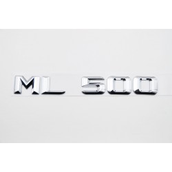 EMBLEMA LETRAS MERCEDES BENZ CLASE ML ML500 CROMADAS