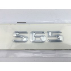 EMBLEMA LETRAS MERCEDES BENZ CLASE S S65 CROMADO