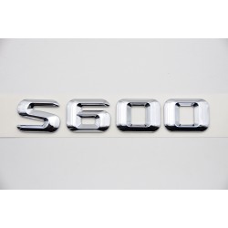 EMBLEMA LETRAS MERCEDES BENZ CLASE S S600 CROMADO