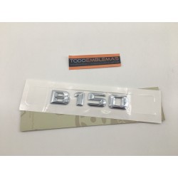 EMBLEMA LETRAS MERCEDES BENZ CLASE B B150 CROMADAS