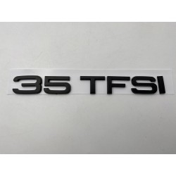 Emblema Trasero AUDI 35TFSI Negro