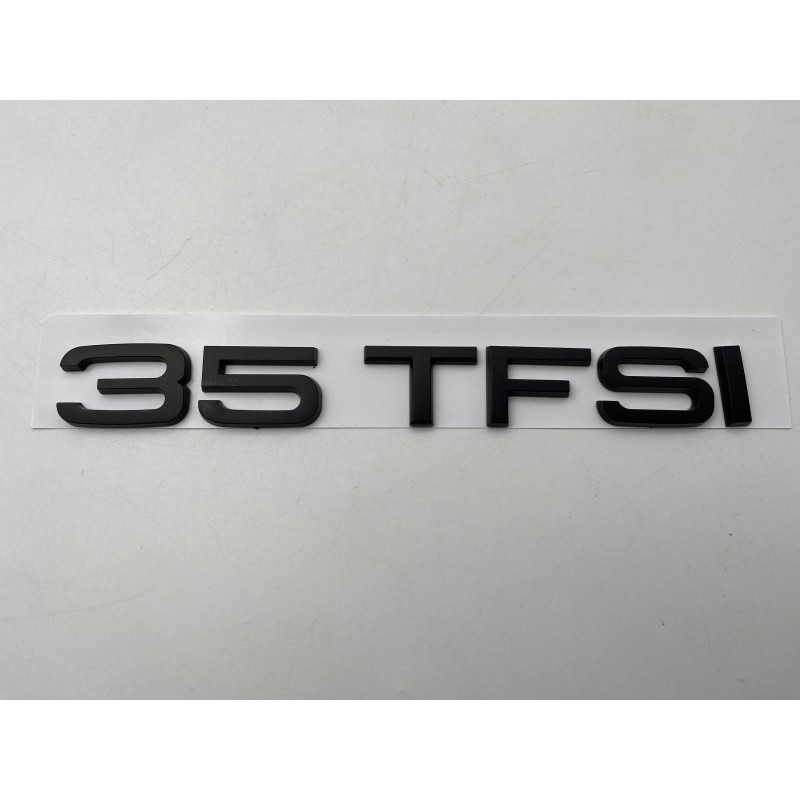 Emblema Trasero AUDI 35TFSI Negro