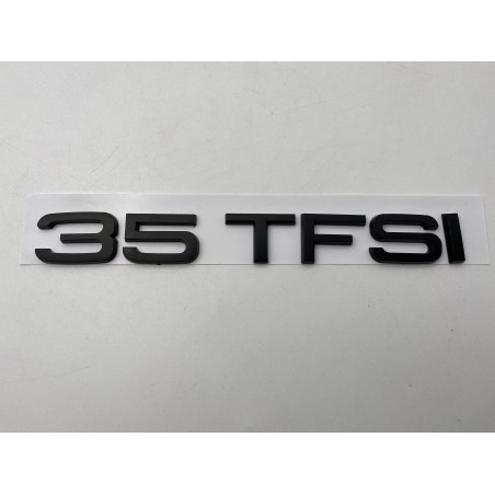 Emblema Trasero AUDI 35TFSI Negro