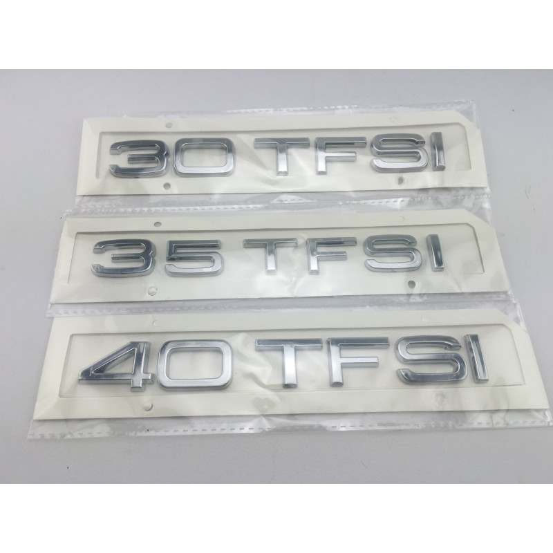Emblema trasero audi 40tfsi cromado