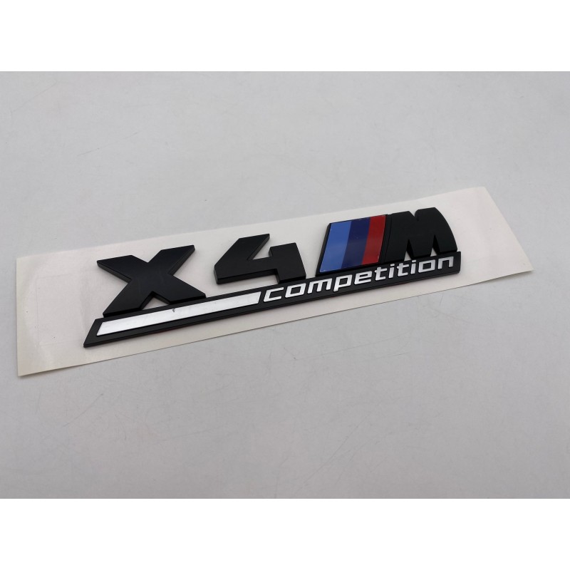 EMBLEMA TRASERO BMW X4 COMPETITION NEGRO