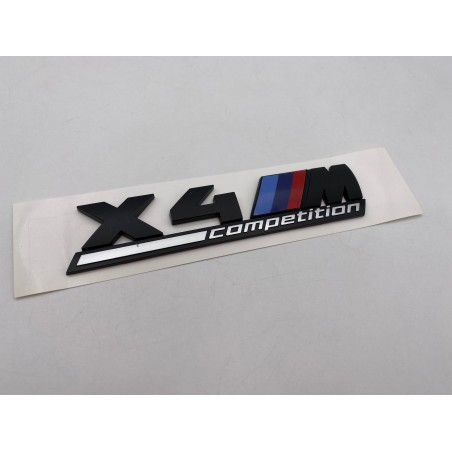 EMBLEMA TRASERO BMW X4 COMPETITION NEGRO