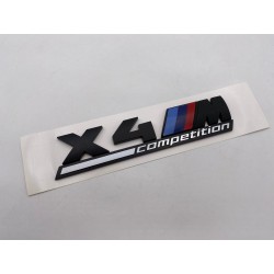 EMBLEMA TRASERO BMW X4 COMPETITION NEGRO