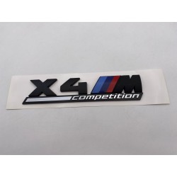EMBLEMA TRASERO BMW X4 COMPETITION NEGRO
