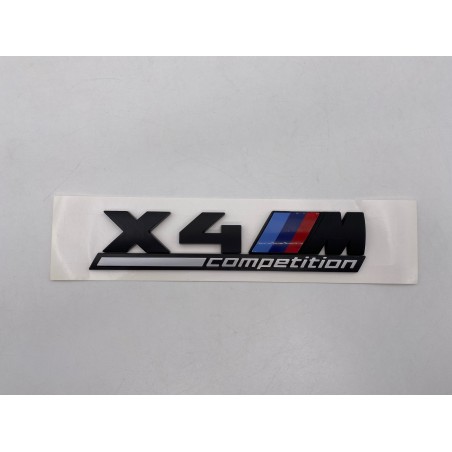EMBLEMA TRASERO BMW X4 COMPETITION NEGRO