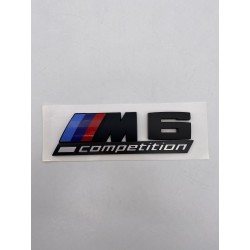 EMBLEMA TRASERO BMW M6 COMPETITION NEGRO