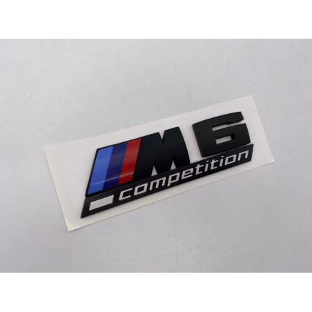 EMBLEMA TRASERO BMW M6 COMPETITION NEGRO