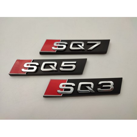 Emblema Parrilla AUDI SQ7 Plata