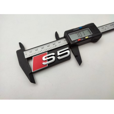 Emblema de Parrilla AUDI S5 Cromado