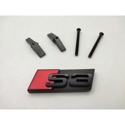 EMBLEMA DE PARRILLA AUDI S3 NEGRO