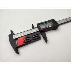 Emblema de Parrilla AUDI S5 Negro Brillo