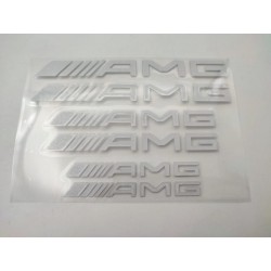 Vinilo Pegatinas Pinzas de Freno MERCEDES BENZ AMG Blancas