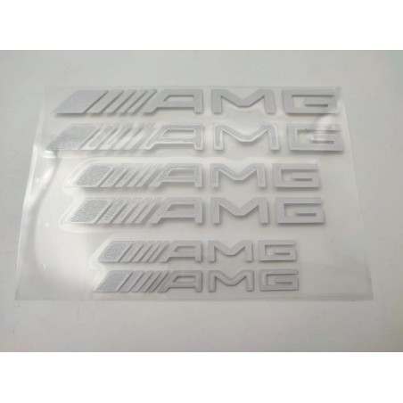 Vinilo Pegatinas Pinzas de Freno MERCEDES BENZ AMG Blancas